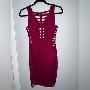 Brand new bandage open slit dress